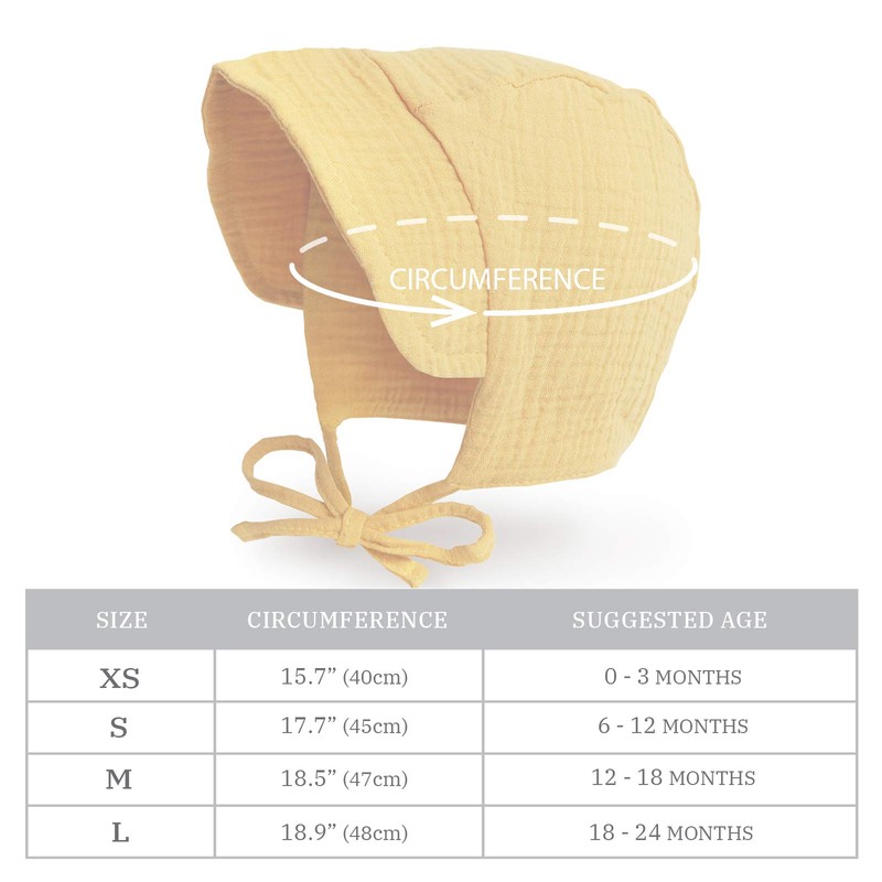 JELLYTREE - Gorro para bebé (transpirable, doble gasa, 6 m,
