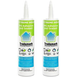 Glue Caulk for Mass Loaded Vynil, Acoustic Foam and Fabric Panels Soundproofing - Adhesive for Acoustic Treatment - Heavy Duty Construction Glue - 6 Tubes