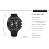 MF MINI FOCUS Men's Watch Fashion Tonneau Wrist Watches (Chronograph/Waterproof/Luminous/Calendar)