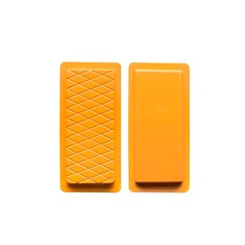 IBILI Nougat Mould Set Plain & Diamonds 2 Pieces, polyethylene Orange, 23 x 10 x 2 cm