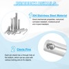 PATIKIL 6 x 45 Mm Single Hole Clevis Pins, 10