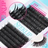 Fluffy Lash Clusters 40D 50D Cluster Eyelash Extensions Soft Cluster
