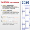 Yohmoe® XXL Wall Calendar 2026 Large (98 x 68 cm)
