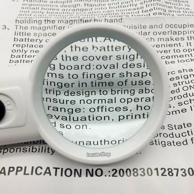 Glass Lupa Luminosa Led Joyero Con Luz Joya Leer Lente