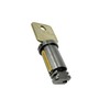 Medeco Removable Plug Cylinder Lock with 1 Key (Keyed-Alike)