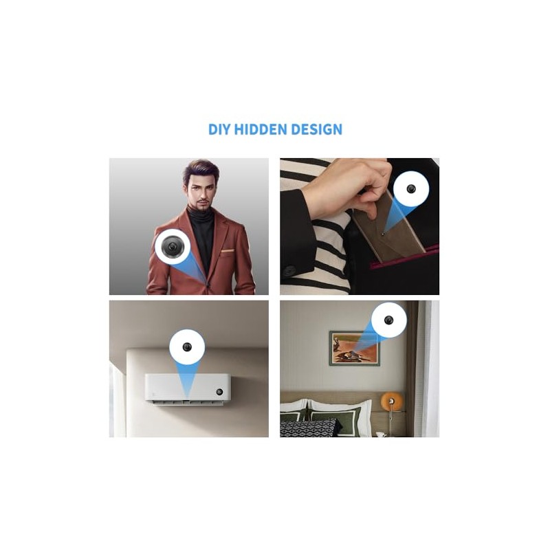HiSpyCam Módulo DIY Mini Cámara HD 1080P Pequeñas Cámaras de