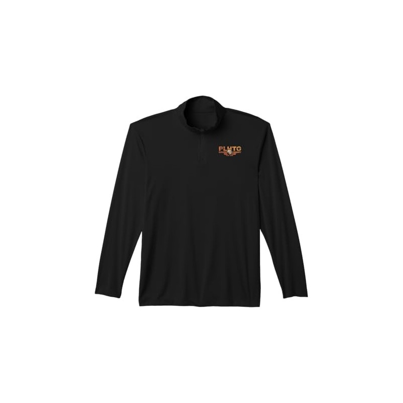 Never Forget Pluto Design Retro Style Funny Space Performance Quarter-Zip