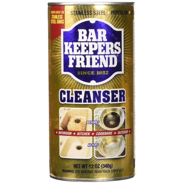 Bar Keepers Friend Powdered Cleanser 12-Ounces (1-Pack)