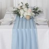Chiffon Blue Tablecloth Modern Simple Romantic Wedding Decoration Tablecloth for