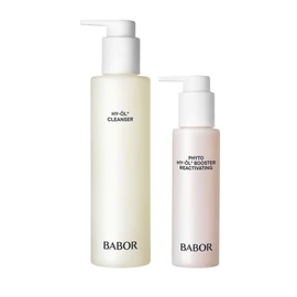 BABOR Cleansing Set HY-Oil and Phyto Reactivating, Cleansing Duo, for Tired Skin, Deep Pore Cleansing, with Oil and Herbal Extract, 2 Pieces