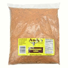Andy's Seasoning Seasoned Salt for Meat and Poultry, 5 Pound Bag