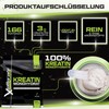Xellerate Creatin Monohydrat Pulver 500g - 166 Anwendungen - Kreatin