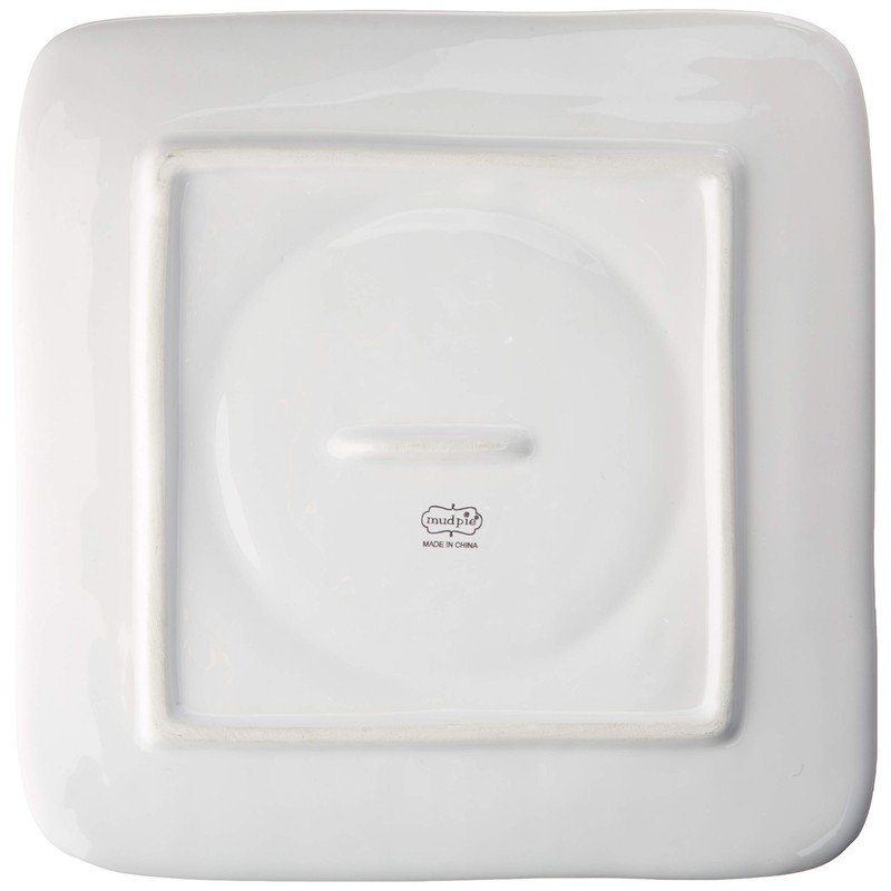 Mud Pie Lime and Salt Rimmer Margarita Set, Square, White