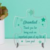 Grandad Puzzle Piece Acrylic Plaque: Heartfelt Father's Day & Birthday