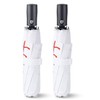 LEAGERA Baseball Umbrella Oversized 46inch -2 Pack, Large White Baseball