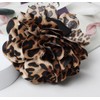 Hair Claw Clips for Women Fabric Flower Leopard Print Hair