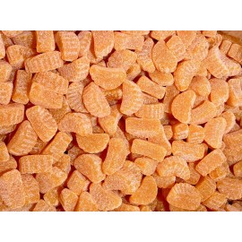 Orange Fruit Jelly Slices Candy Bulk  8OZ 1LB 1.5LB 3LB 5LB Orange Flavor - 8oz