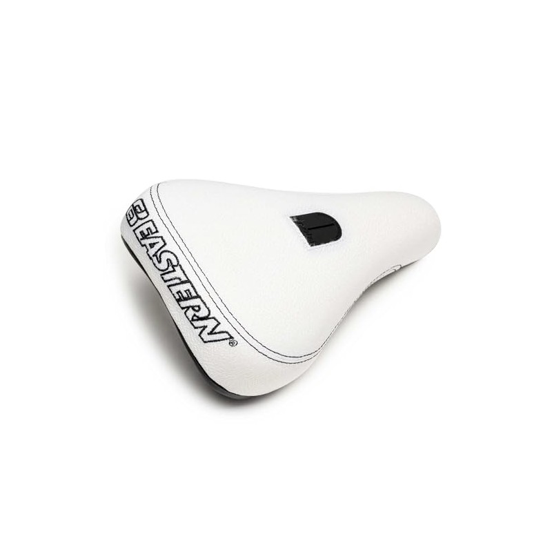 Eastern Bikes Pivotal Mounting Style Bicycle Seat (Nylon, White)
