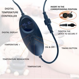 14-Piece Hot Stone Massage Set, Massage kit with Temperature Regulator, Basalt Massage Stone Home Spa Thermal Therapy Relaxation