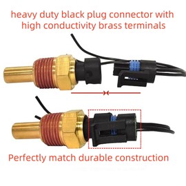 505-5401 Q21-1002 Differential Oil Temperature Sensor Replacement for Peterbilt 379 Kenworth T600A T660 T800 1987-2007, Replaces Q211002 5055401