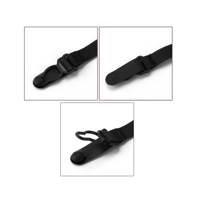 uxcell Elastic Non-slip Adjustable Bra Shoulder Strap Clips Holder for