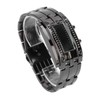 LED Watch Unique Binary Time Mode Display Convex Arc Structure