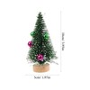 Healifty Mini Christmas Trees Table Decor: 12pcs Artificial Small Xmas