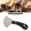 Leather Cutting Knife High Hardness Fine Polishing Semi Circular Leather