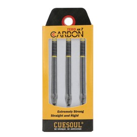 CUESOUL TERO AK7 Carbon Dart Shafts / Trunk Integrated Spring Telescopes, Set of 3 Pieces