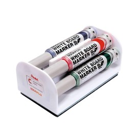 Pentel Maxiflo Liquid Ink Drywipe Marker Eraser Set