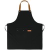 Lengnuantazhi Chef Apron, Waterproof Apron, Adjustable Apron with 2 Pockets