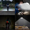DOKEEP ランニングライト 反射バンド付きウエストライト USB-C充電 350ルーメン 220°広角照射 360°反射シート 2000mAh大容量バッテリー 6モード マグネット機能付き