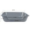 Blaucasa 1 Pack Extra Large Dog Litter Box Pan Tray