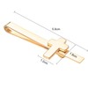 Asienice Tie Pin Cross for Men Slim Classic Tie Clip