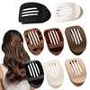 Wmzjnljy 8pcs Flat Hair Clips for Women Ergonomic Curved Hair