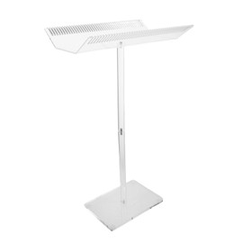 Healeved Transparent Acrylic Hair Extension Stand for Wigs and Stable Display Rack with Compact Space Saving Design Easy to Clean Holder for Home and Salon Styling