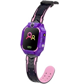 Retoo Smartwatch Children's Smart Watch with GPS Camera SIM for Children Girls Boys from 3 Years Touchscreen Sports Fitness Bracelet Gift Call Android iOS Purple