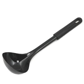 Chef Craft Basic Nylon Cooking/Serving Ladle, 12 inch, Black