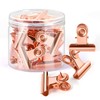 15Pcs Pushpin Clips Rose Gold Thumb Tacks Push Pin Clips