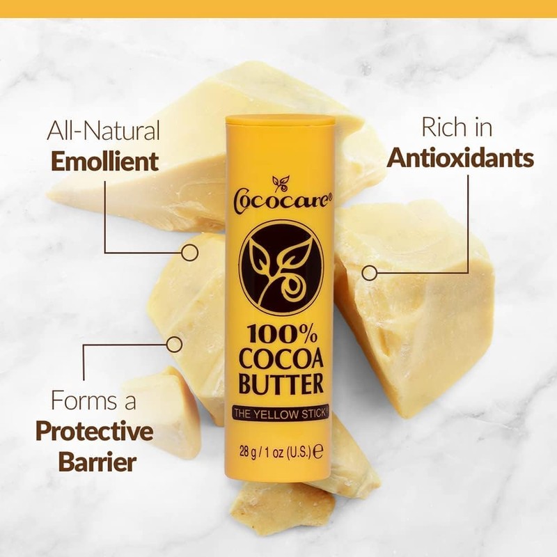 Cococare Cocoa Butter Stick, 1 Ounce (Pack of 2)