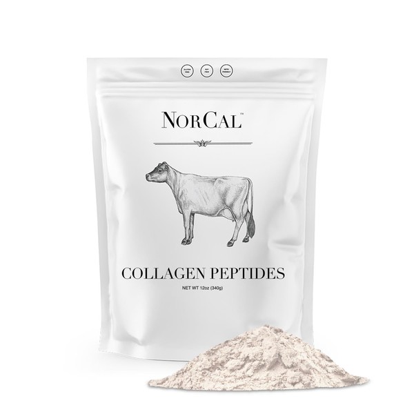 Norcal Hydrolyzed Collagen Peptides, 12oz | 20g Protein, 0g Carbs/Fat