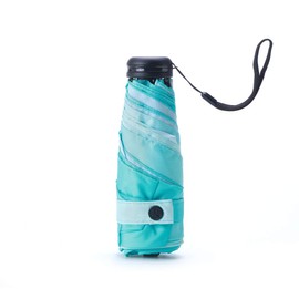 RUMBRELLA Mini Umbrella, Teflon Purse Umbrella with 99% UV Protection Travel Umbrella, Gradient Green