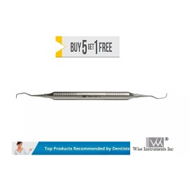 Wise Periodontal Gracey Curette 1/2. Short contra-angle for incisors and cuspid