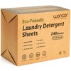 Wenge Laundry Detergent Sheets Eco-Friendly 240 Sheets No Plastic Jug,