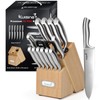 Kuisine Premium Knife Set,One Piece Molding High Carbon Stainless Steel