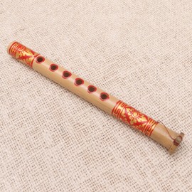 NOVICA Artisan Handmade Bamboo Flute Balinese Coconut Shell Musical Instrument Wind Indonesia 'Balinese Melody'