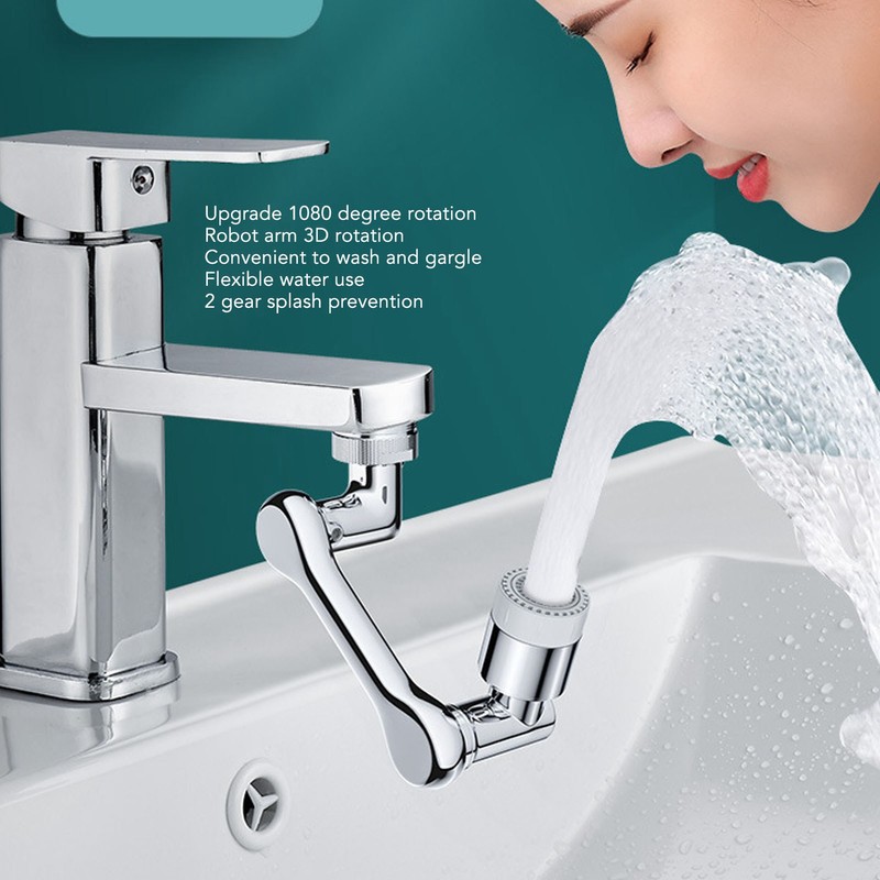 Faucet Extender Rotatable Extension Faucet Light Weight Universal Robotic Arm
