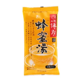 Shinsei Shoji Toritsuchi Honpo Ginger Hot Water Hakata Honey Hot Water, 1 Bag (0.5 oz (15 g) x 6 Bags x 4