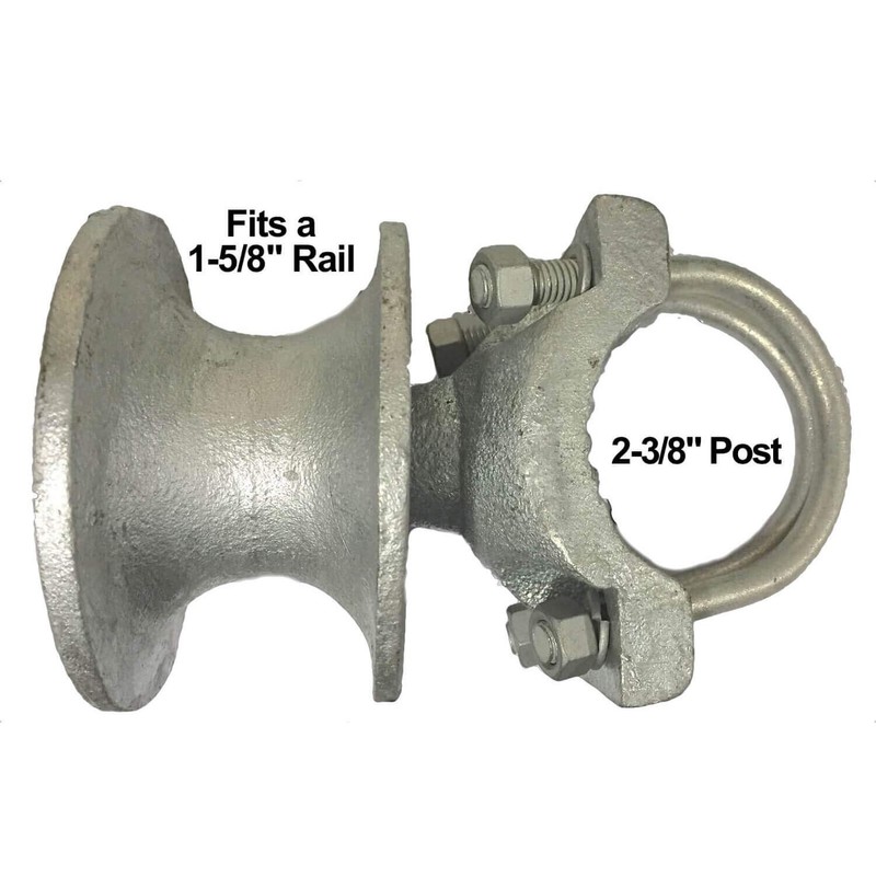 Cantilevered Rollers, Mini Rolling Cantilever Slide Gate Hardware, for 2-3/8"