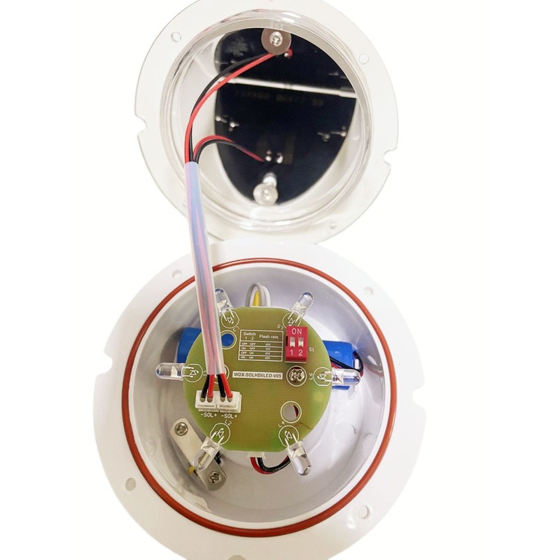 Solar Dock Warning Light 360 Degree - SNL-004-PRO - Super